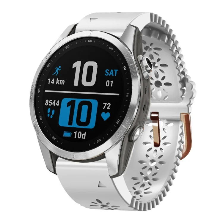 20mm Lady's Silicone Watch Band With Lace Punch