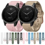 20mm Lady's Silicone Watch Band With Lace Punch - Image 2