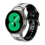 Curved Texture Silicone Watch Band