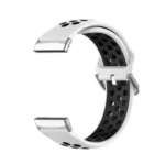 Two-Color Perforated Breathable Silicone Watch Band - Image 6