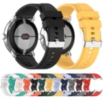 Metal Connector + Solid Color Silicone Watch Band - Image 2