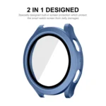 For Samsung Galaxy Watch4/5 44mm ENKAY Hat-Prince Waterproof Full Coverage PC Frame + 9H Tempered Glass Case - Image 2
