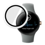 For Google Pixel Watch ENKAY Hat-Prince Full Coverage PC Frame + 9H Tempered Glass Case