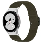 Nylon Stretch Black Buckle Watch Band