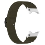 Nylon Stretch Black Buckle Watch Band - Image 6