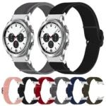 Nylon Stretch Black Buckle Watch Band - Image 2