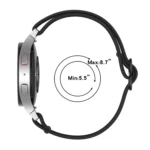 Nylon Stretch Black Buckle Watch Band - Image 4