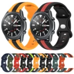 22mm Butterfly Buckle Two-Color Silicone Watch Band - Image 2