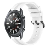 22mm Concave Striped Slicone Watch Band