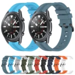 22mm Concave Striped Slicone Watch Band - Image 2