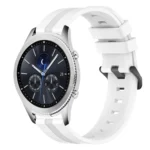 22mm Concave Striped Slicone Watch Band