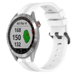 20mm Concave Striped Slicone Watch Band