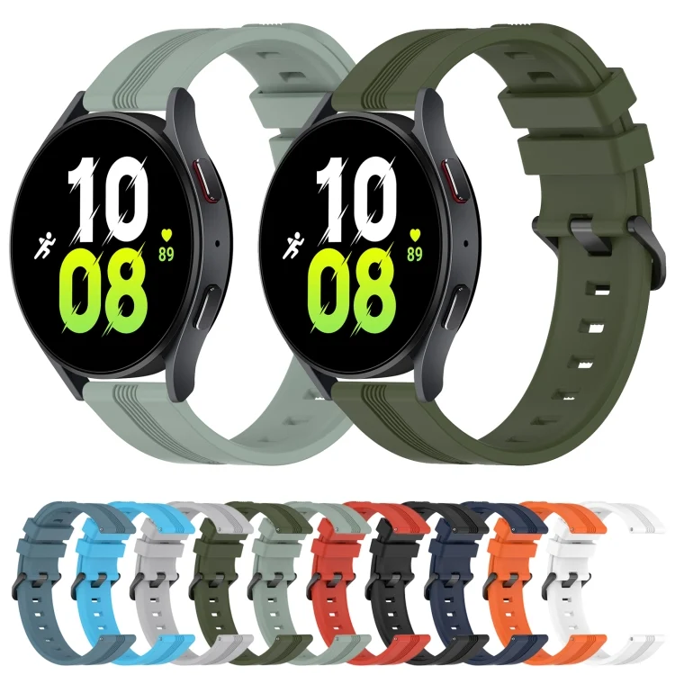 SYA002095701_B1.webp 20mm Concave Striped Slicone Watch Band - Image 2