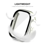 For Apple Watch Ultra / Ultra 2 49mm ENKAY Hat-Prince Waterproof Full Coverage PC Frame + 9H Tempered Glass Case - Image 5