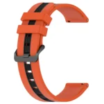 20mm Vertical Two-Color Silicone Watch Band - Image 7