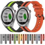 20mm Vertical Two-Color Silicone Watch Band - Image 2