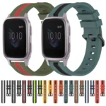 20mm Vertical Two-Color Silicone Watch Band - Image 2