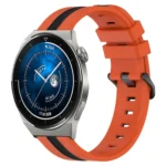 20mm Vertical Two-Color Silicone Watch Band