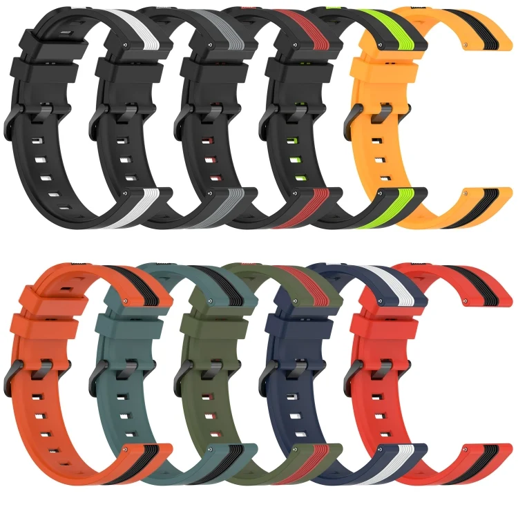 SYA002100803_B3.webp 22mm Vertical Two-Color Silicone Watch Band - Image 4
