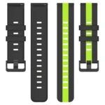 22mm Vertical Two-Color Silicone Watch Band - Image 5