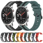 22mm Vertical Two-Color Silicone Watch Band - Image 2