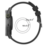 22mm Vertical Two-Color Silicone Watch Band - Image 6