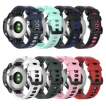 22mm Two-Color Sports Silicone Watch Band - Image 3
