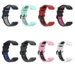 22mm Two-Color Sports Silicone Watch Band - Image 4