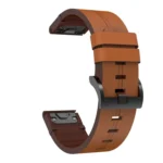22mm Leather Quick-Release Metal Buckle Watch Band - Image 8