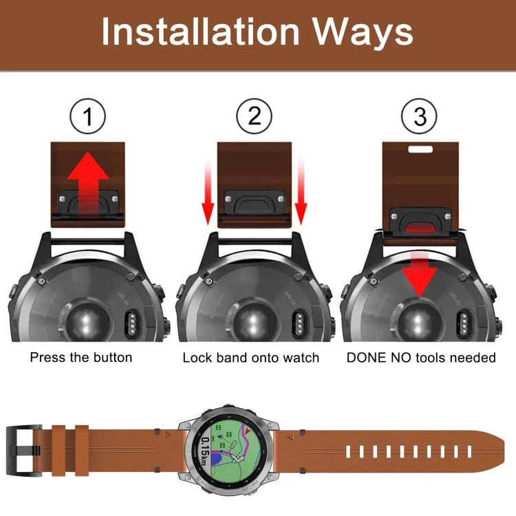 SYA002106201_B2.webp 22mm Leather Quick-Release Metal Buckle Watch Band - Image 3
