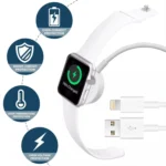 For Apple Watch Series & iPhone 2 in 1 USB Magnetic Charging Cable 1.2m - Image 3