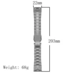 22mm Titanium Alloy Watch Band - Image 3