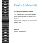 22mm Titanium Alloy Watch Band - Image 5