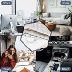 For Apple Watch Series & iPhone 3 in 1 USB Magnetic Charging Cable 4ft/1.2m - Image 3