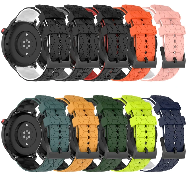 SYA002119701_B2.webp 20mm Football Pattern Two-Color Silicone Watch Band - Image 3