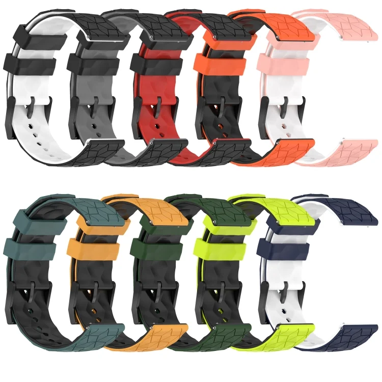 SYA002119701_B3.webp 20mm Football Pattern Two-Color Silicone Watch Band - Image 4