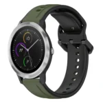 20mm Convex Loop Two-Color Silicone Watch Band