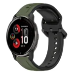 20mm Convex Loop Two-Color Silicone Watch Band