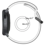 20mm Convex Loop Two-Color Silicone Watch Band - Image 6
