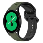 20mm Convex Loop Two-Color Silicone Watch Band