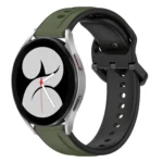 20mm Convex Loop Two-Color Silicone Watch Band