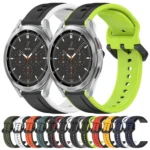 20mm Convex Loop Two-Color Silicone Watch Band - Image 2