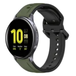 20mm Convex Loop Two-Color Silicone Watch Band