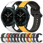 20mm Convex Loop Two-Color Silicone Watch Band - Image 2