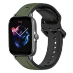 20mm Convex Loop Two-Color Silicone Watch Band