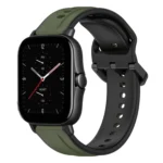 20mm Convex Loop Two-Color Silicone Watch Band
