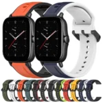 20mm Convex Loop Two-Color Silicone Watch Band - Image 2