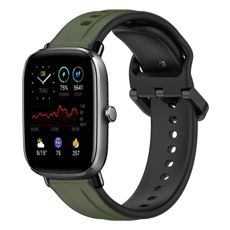 SYA002133304A.webp 20mm Convex Loop Two-Color Silicone Watch Band - Image 1