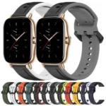 20mm Convex Loop Two-Color Silicone Watch Band - Image 2