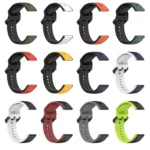 20mm Convex Loop Two-Color Silicone Watch Band - Image 4